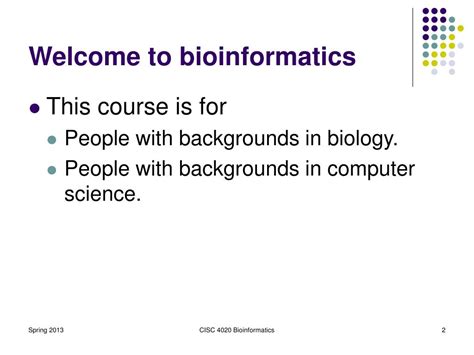 Ppt Introduction To Bioinformatics Powerpoint Presentation Free