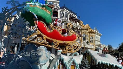 Mickey S Once Upon A Christmastime Parade Daytime Performances Added