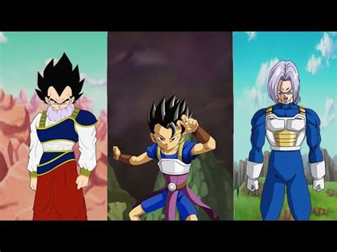 How To Make Vegeta Yardrat Cabba Trunks Cell Saga In Dragon Ball