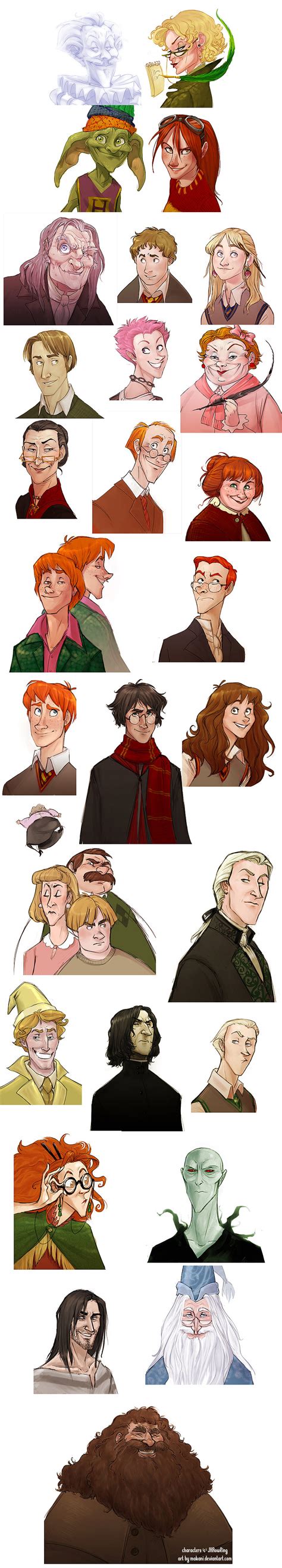 What are the best illustrations of the characters in Harry Potter? : r ...