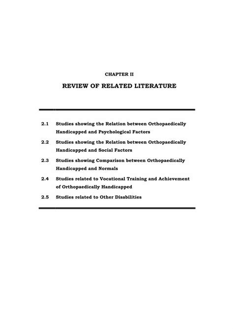 Pdf Review Of Related Literature Flibnetac