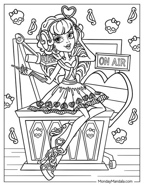 28 Monster High Coloring Pages Free Pdf Printables Colorir Barbie Desenhos Para Colorir