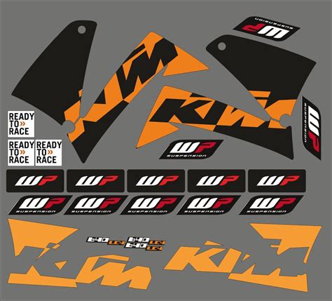 Grafikkit Ktm 640 Lc4 Origin Kitdeco Motofr