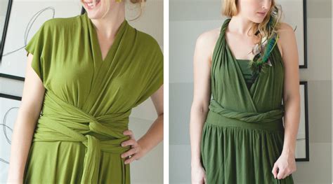 DIY Infinity Wrap Dress Tutorial Wrap Dress Short Infinity Wrap