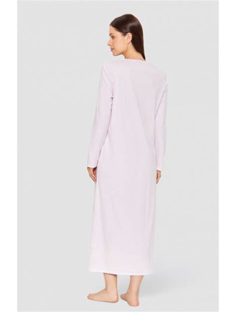 Feraud Long Nightgown Prink Cotton High Class