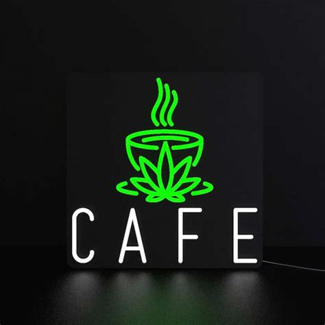 Cannabis Storefront Signs Hineon Custom Neon Sign