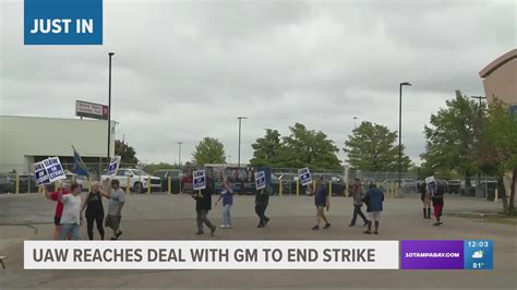 General Motors Reaches Tentative Agreement With Uaw Potentially Ending