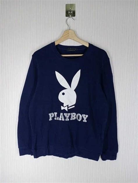 Playboy Vintage Rare Vintage Playboy Big Logo Crewn Gem