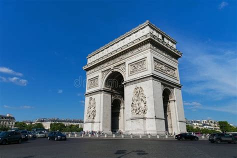 Paris France June 23 2017 View Of The Famous Triumphal Arch The