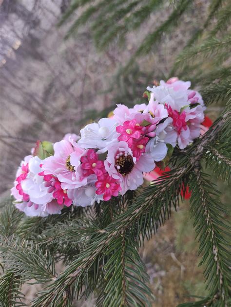 Ukrainian Flower Crown Ukrainian Style Girl Wreath Of Flowers