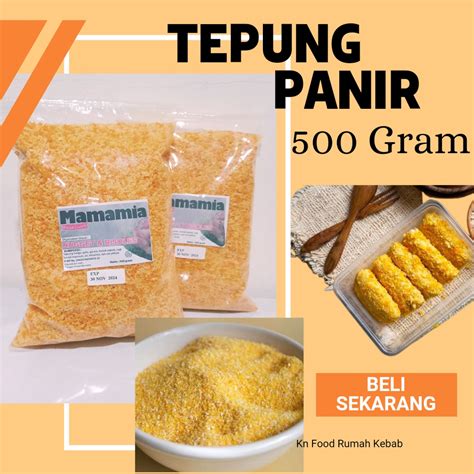 Jual Breadcrumb Tepung Roti Panir 500gr Termurah Shopee Indonesia