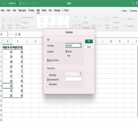 How To Calculate Correlation In Excel Step By Guide Geeksforgeeks