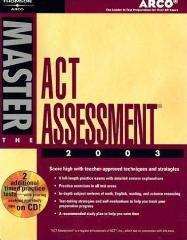 Amazon Arco Master The ACT Assessment 2003 With CD ROM