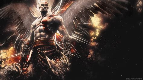 Papel De Parede Para Celular God Of War Videogame Kratos Deus Da