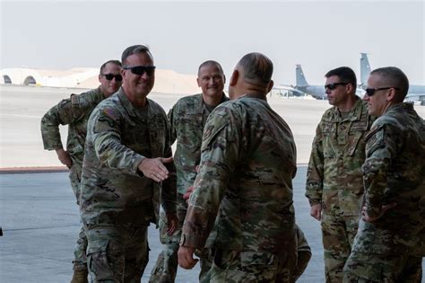 DVIDS - Images - CENTCOM Commander Visits deployed Airmen [Image 1 of 3]