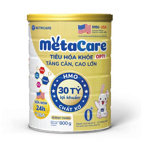 Sữa Bột METACARE OPTI 0+ – Công ty cổ phần Hùng Cường