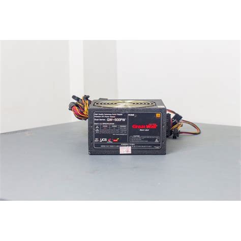 Assorted Korea True Rated Power Supply 500w True Rated Psu Single 6 Pin