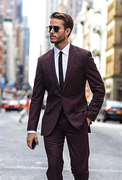 Burgundy Wedding Guide All The Amazing Ideas Burgundy Suit Wedding