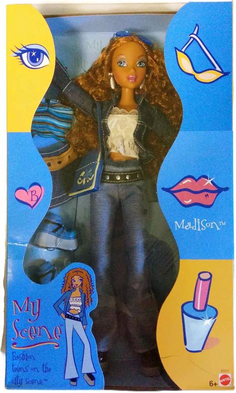 My Scene Madison Doll With Denim Shorts And Leopard Print