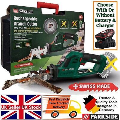 Parkside V Cordless Branch Cutter Pruning Saw Garden Reciprocating