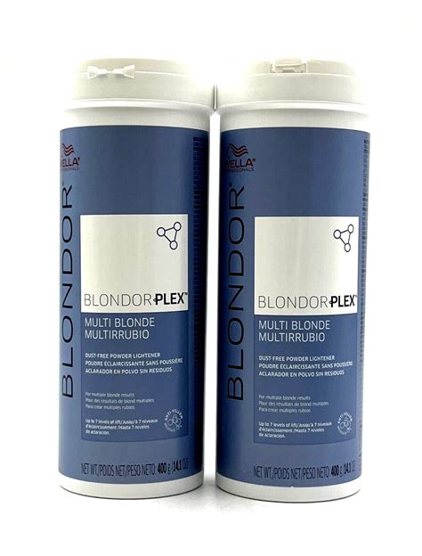 Wella Blondor Plex Multi Blonde Dust Free Powder Lightener 14 1 Oz 2