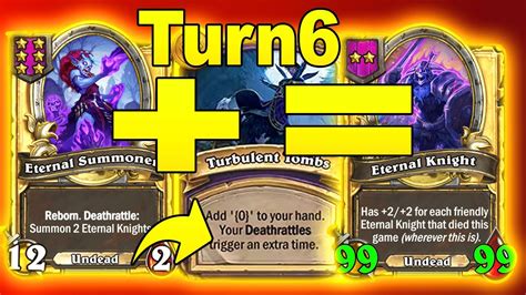 Turn 6 Triple Eternal Summoner Double Deathrattle Quest Christian