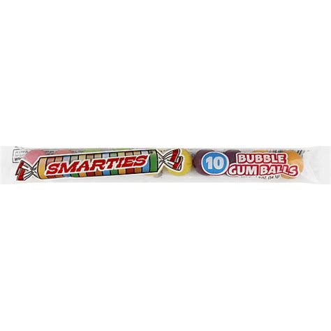 Smarties Bubble Gum Balls Chewing Gum Market Basket