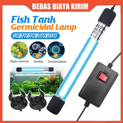 Jual Lampu UV Ultra Violet AquariumTangki Ikan UV Sterilisasi Lampu