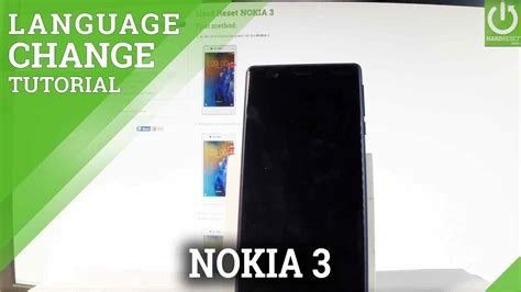 NOKIA 3 Change Language Set Up Language Settings YouTube