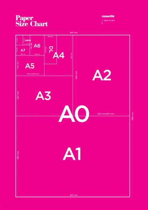 Printable Paper Size Chart - Printable Calendars AT A GLANCE