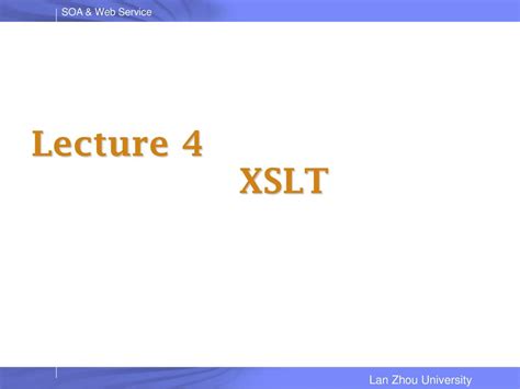 Lecture Xslt Ppt Download