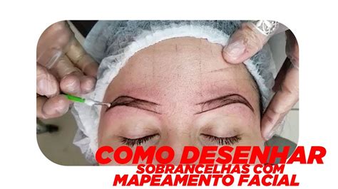 COMO DESENHAR SOBRANCELHAS MAPEAMENTO FACIAL YouTube