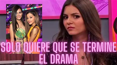 VICTORIA JUSTICE ASEGURA estar HARTA de los RUMORES de que ESTÁ CELOSA