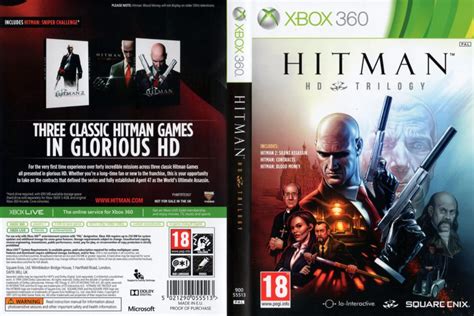 Hitman HD Trilogy dvd cover (2013) XBOX 360 PAL