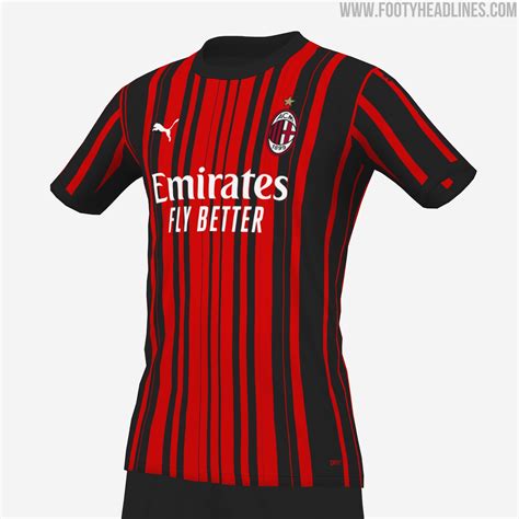 How The Revolutionary Puma Ac Milan Home Kit Could Look Like