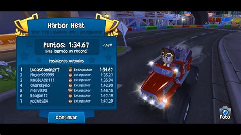 Beach Buggy Racing Torneo Harbor Heat Contrarreloj Nuevo Record