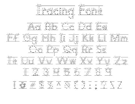 Tracing Font Teacher Font Student Fonts Handwriting Fonts