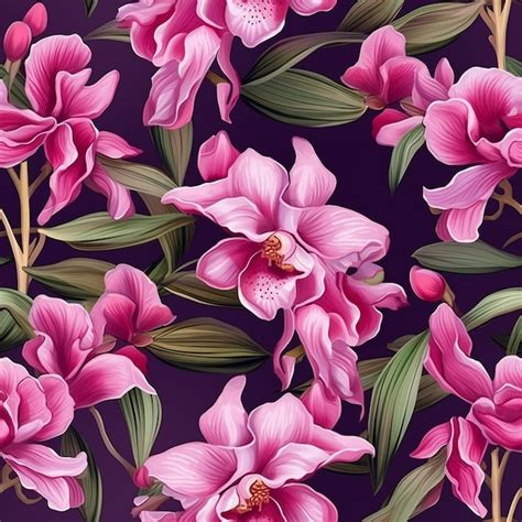 Premium Ai Image Minimalist Floral Pattern