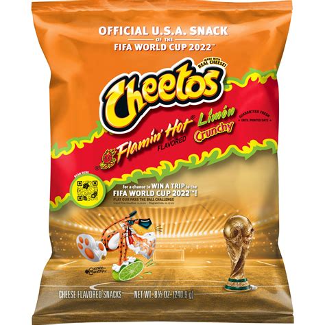 Buy Cheetos Crunchy Flamin Hot Limon Cheese Snacks Oz Online At