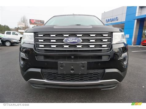 2017 Shadow Black Ford Explorer Limited 4wd 125001459 Photo 2