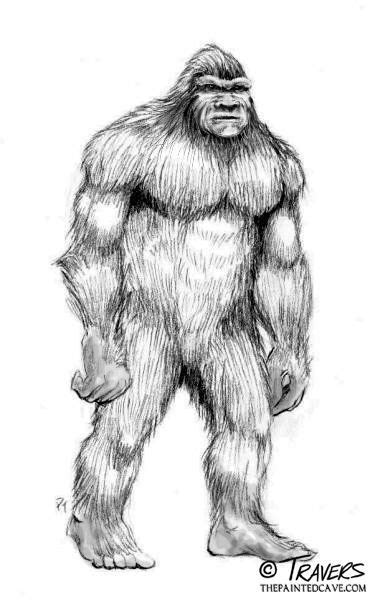 Bigfoot Comics Google Search Bigfoot Drawing Bigfoot Sightings