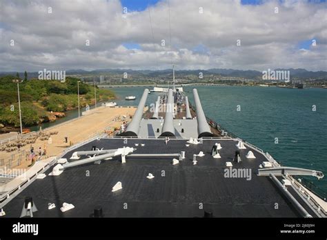 Uss Missouri Pearl Harbour Hawaii Stock Photo Alamy