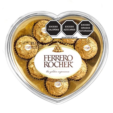 Chocolates Ferrero Rocher Estuche de Corazón San Valentín 8 Piezas DelSol