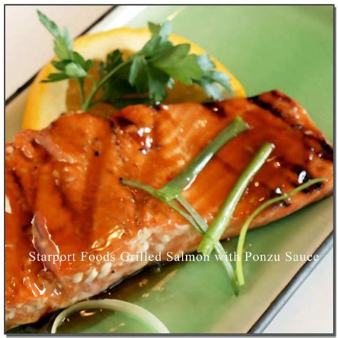 Grilled Salmon With Ponzu Citrus Soy Sauce Recipe Starport Foods