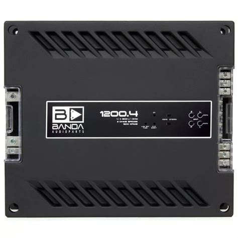 Módulo Amplificador Digital Banda 1200 4 Canais 1200w Rms R 584 99