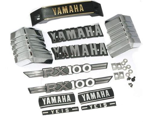 Buy Aespares Compatible For Yamaha Rx Tank Side Cover D Chrome