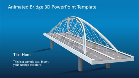 Animated D Bridge Powerpoint Template Slidemodel Riset