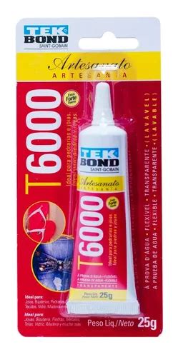 Cola Artesanato Extra Forte Tekbond T6000 25g MercadoLivre