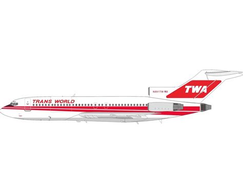 Twa B727 31c Wstand N891tw 1200 Scale Inflight