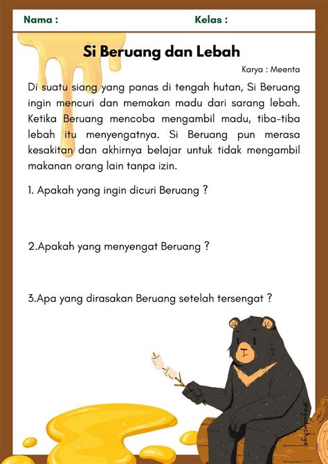 Membaca Cerita Dan Menjawab Soal Artofit